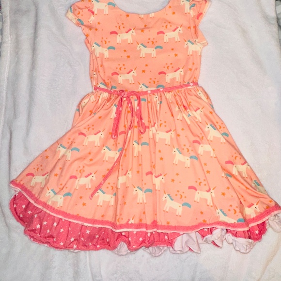 Girl August Little Unicorn Lucy Dress - Picture 2 of 5